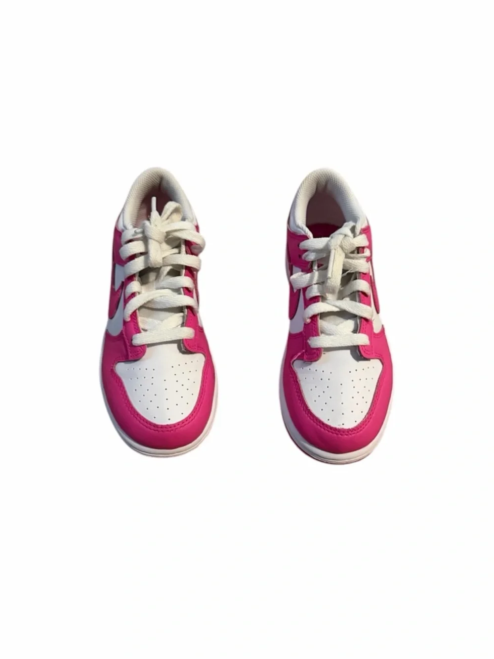 Nike Pink and White Low-Top Sneakers - Picture 2 of 6